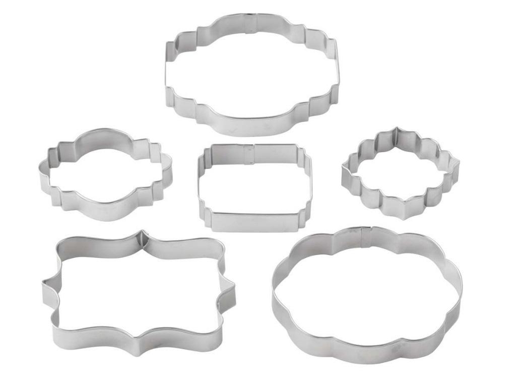 Wilton Fondant Plaque Cutters - 6pce