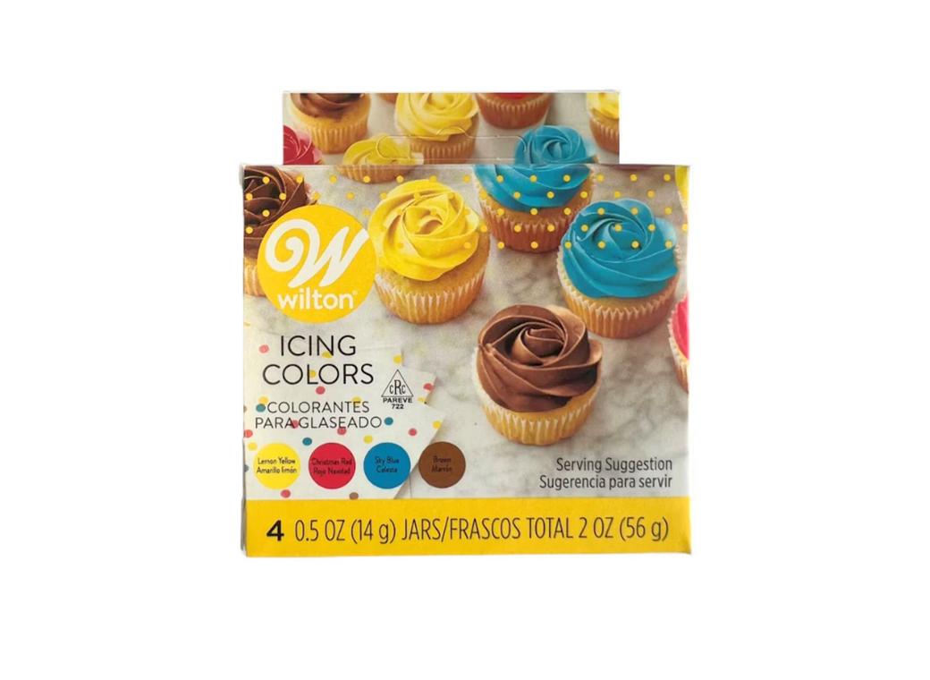 Wilton Primary Gel Colours 4pc Set