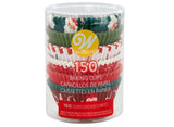 Wilton Cupcake Cases - Classic Santa Claus 150pk