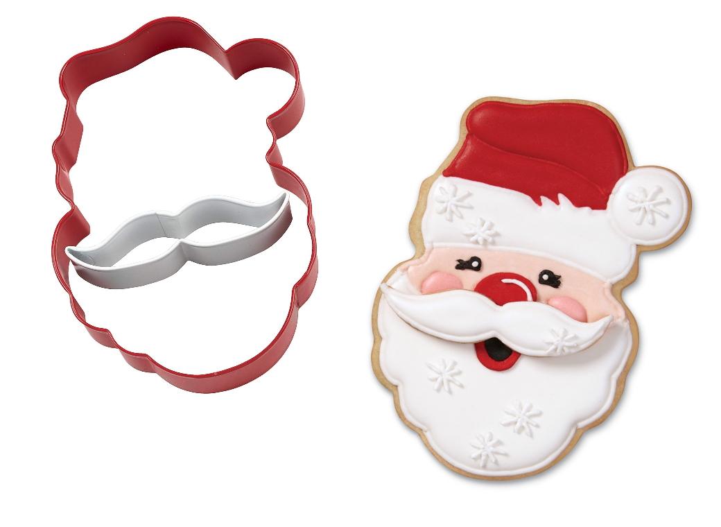 Santa 2pce Cookie Cutter Set