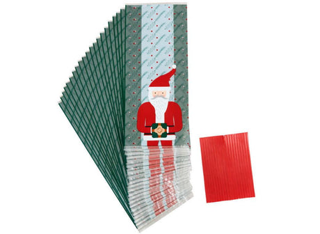 Wilton Santa & Holly Treat Bags 20pk