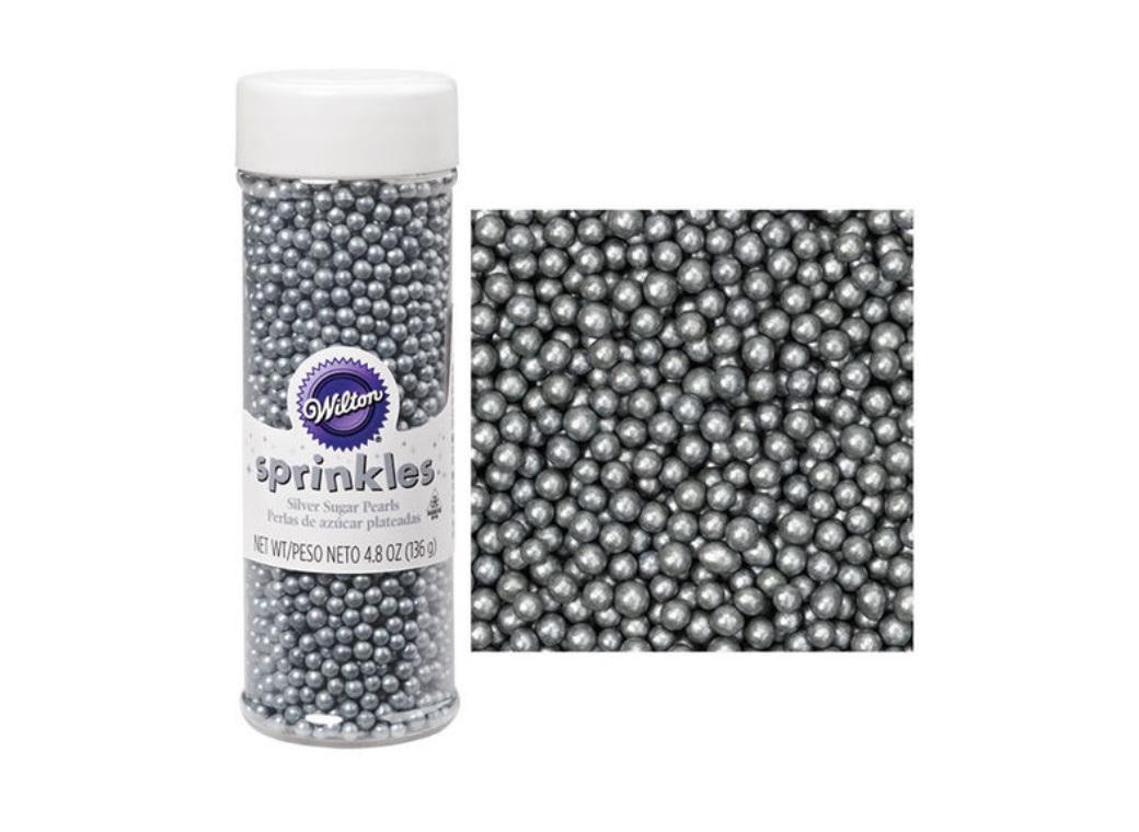 Wilton Sugar Pearls - Silver