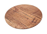 Woodgrain Masonite Cake Board Round - 10"