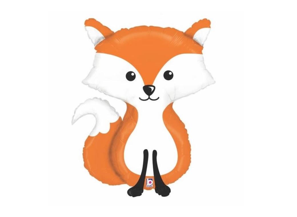 Woodland Fox Supershape Foil Balloon