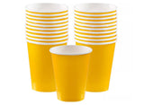 Paper Cups 20pk -Yellow