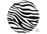 Zebra Print Foil Balloon